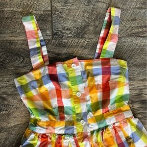 Christopher John Rogers Target Rainbow Plaid Button Down Midi Dress